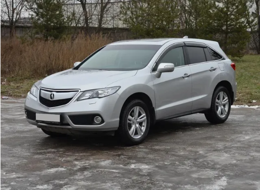 Дефлекторы окон (ветровики) Acura RDX 2013 ХРОМ.МОЛДИНГ (Акура РДХ) Кобра Тюнинг